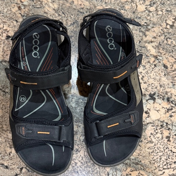 Ecco Black and Tan Men\'s Sandals main image 6